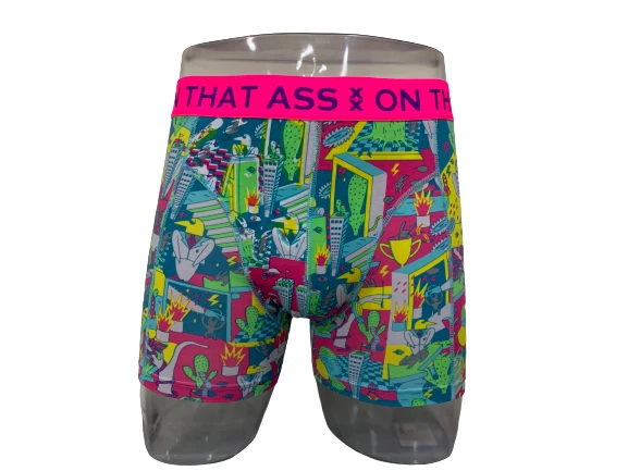 Comfortable Combed Cotton Men's Trunks With Jacquard Nylon Waistband price