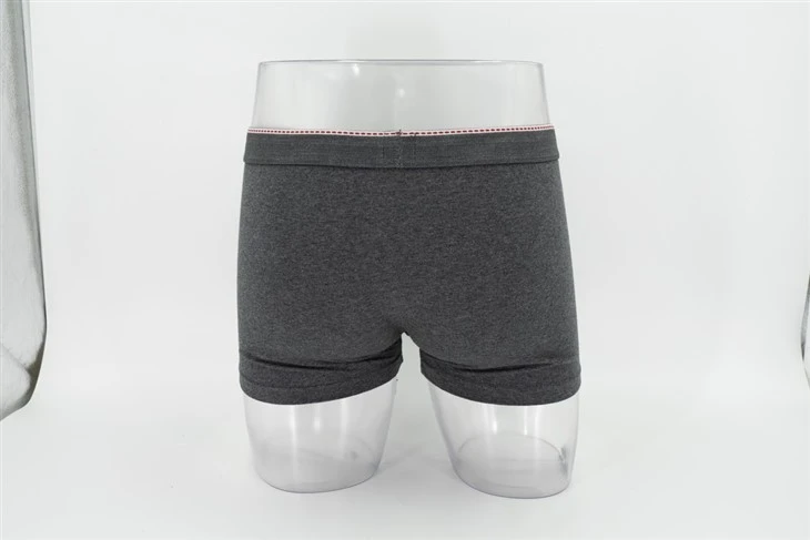 New Heather Gray Breathable Boxer Man Underwear factory